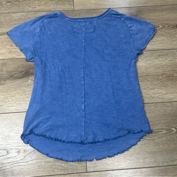 We The Free Be My Baby Tee In Blue - Picture 9 of 10